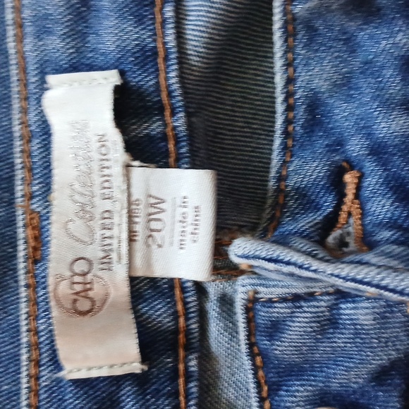 Cato Blue High Rise Women Jeans with Silver Accents - Picture 3 of 6